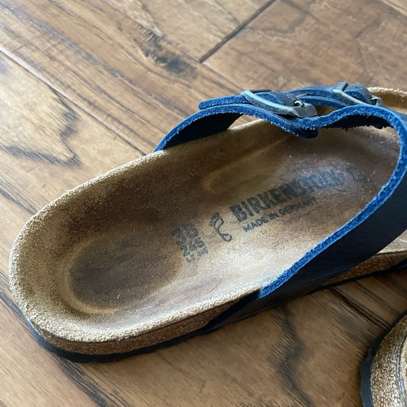 Birkenstock Mayari sandals, size 38, oiled leather - blue - Picture 4 of 9